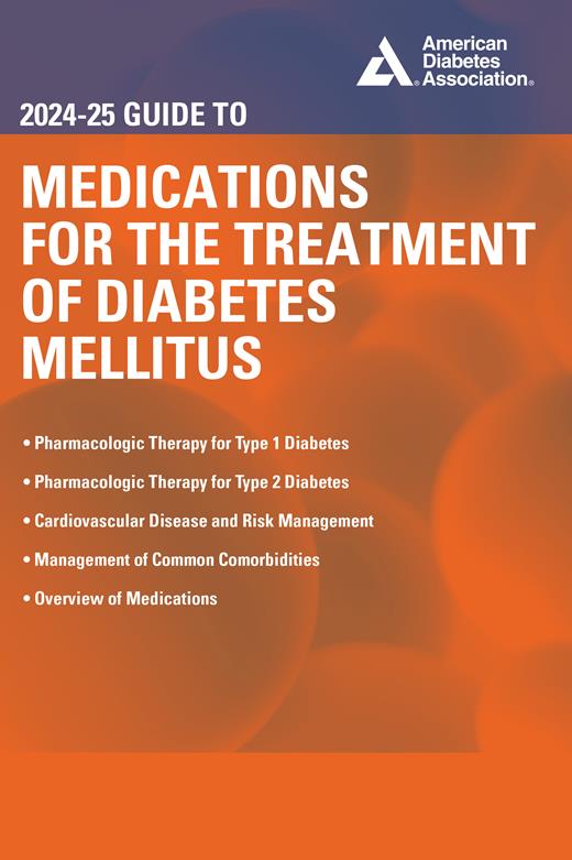 Book cover for 2024-25 Guide to Medications for the Treatment of Diabetes Mellitus