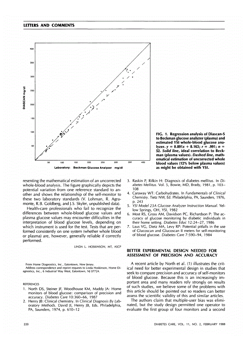 First page of Better Experimental Design Needed for Assessment of Precision and Accuracy