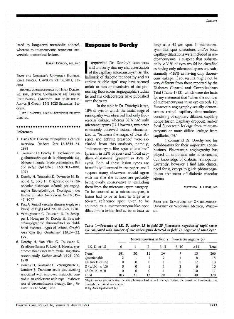 First page of Response to Dorchy