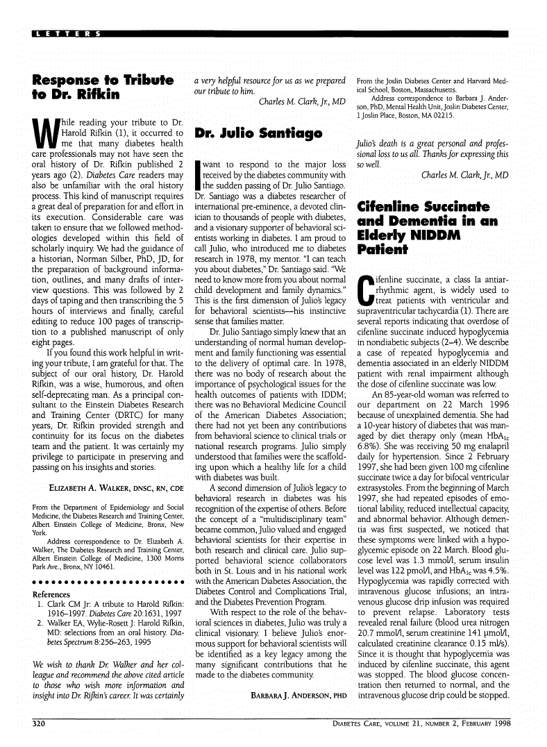 First page of Dr. Julio Santiago