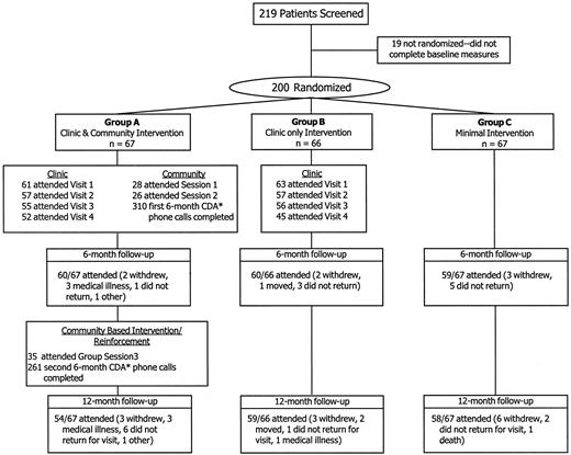 Figure 1—. Study participant flow diagram.