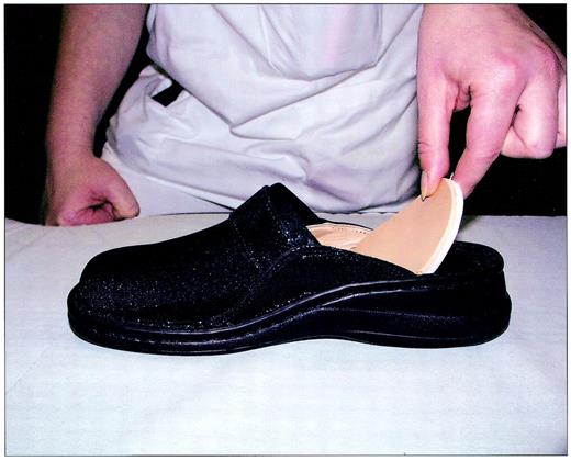 Figure 3—. Household slippers with rigid sole.