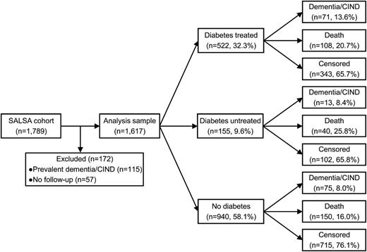Figure 1. Flow of study participants, SALSA, 1998–2007.