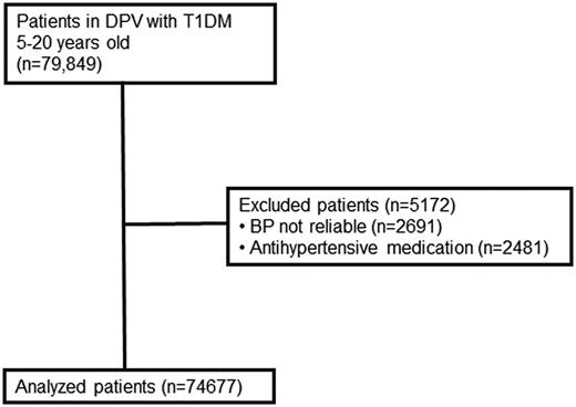 Figure 1. Flowchart for the inclusion of the patients into the investigation.