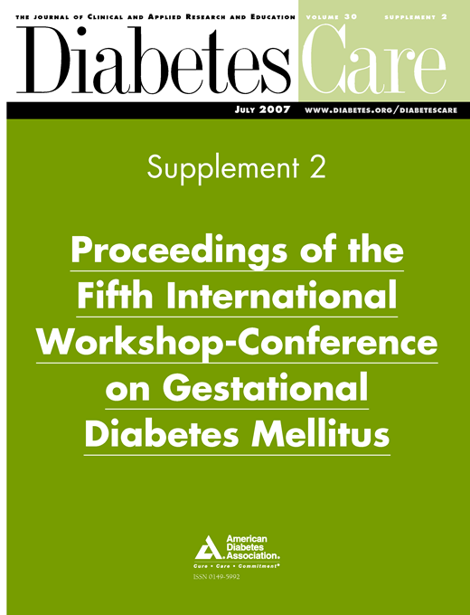 Diabetes Care Cover Image for Volume 30, Issue Supplement_2