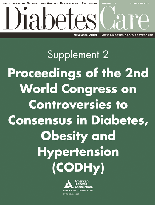 Diabetes Care Cover Image for Volume 32, Issue suppl_2