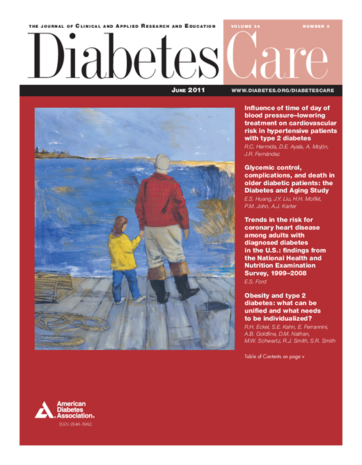 Diabetes Care Cover Image for Volume 34, Issue 6
