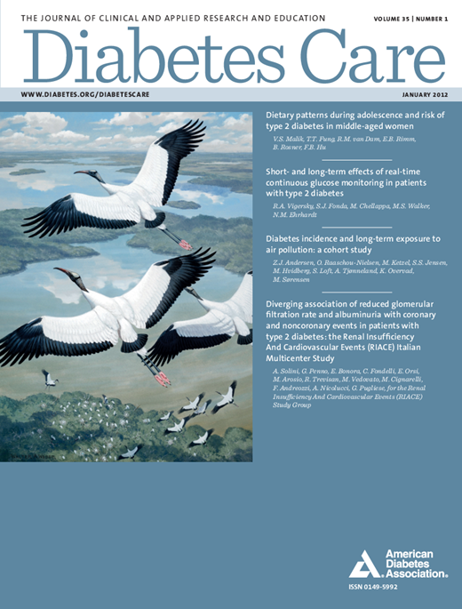 Diabetes Care Cover Image for Volume 35, Issue 1