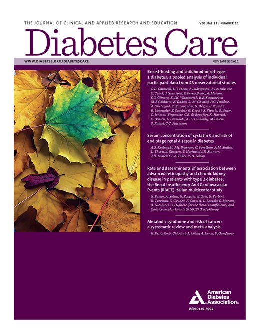 Diabetes Care Cover Image for Volume 35, Issue 11