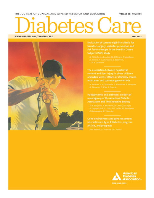 Diabetes Care Cover Image for Volume 36, Issue 5