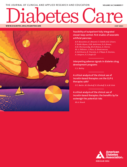 Diabetes Care Cover Image for Volume 36, Issue 7