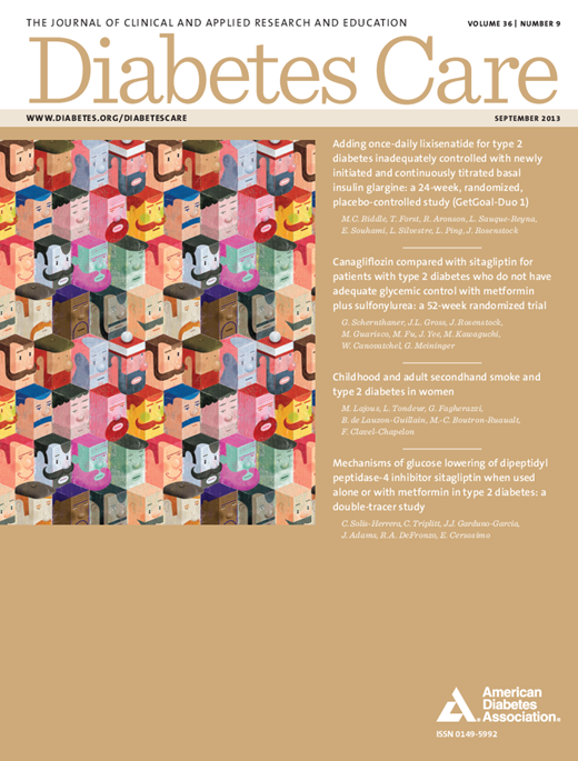 Diabetes Care Cover Image for Volume 36, Issue 9