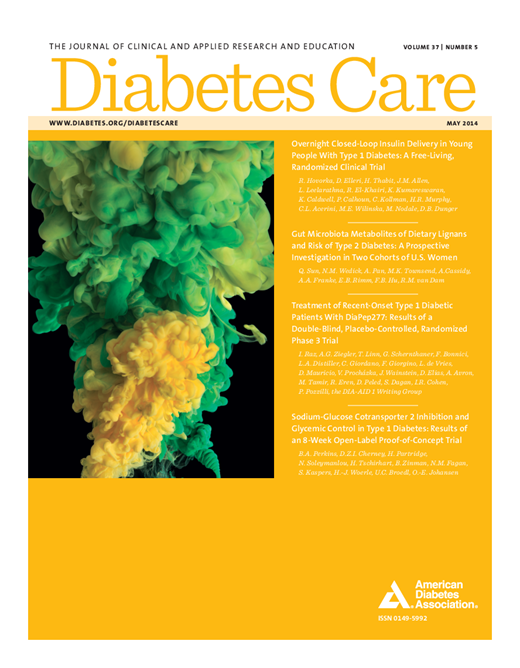 Diabetes Care Cover Image for Volume 37, Issue 5