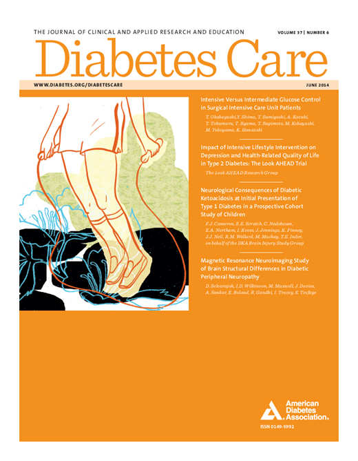 Diabetes Care Cover Image for Volume 37, Issue 6