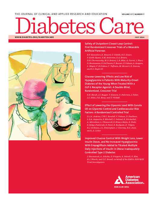 Diabetes Care Cover Image for Volume 37, Issue 7