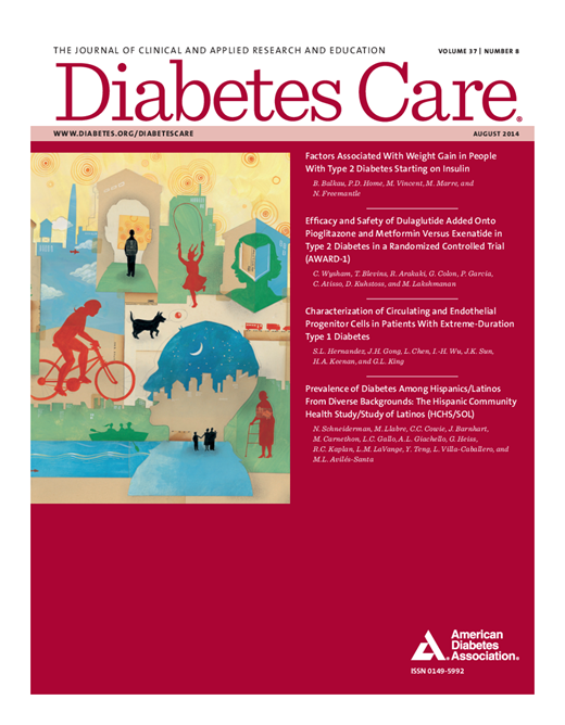 Diabetes Care Cover Image for Volume 37, Issue 8