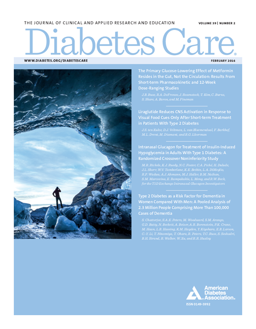 Diabetes Care Cover Image for Volume 39, Issue 2