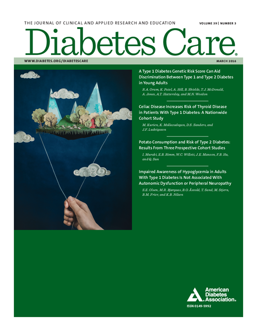Diabetes Care Cover Image for Volume 39, Issue 3