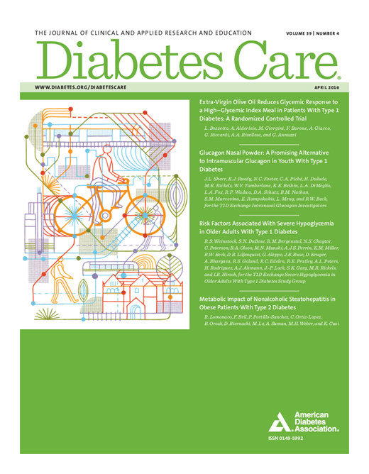 Diabetes Care Cover Image for Volume 39, Issue 4
