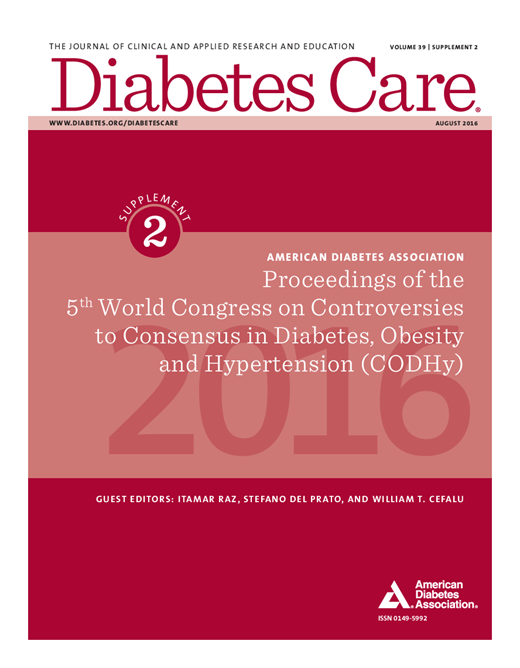 Diabetes Care Cover Image for Volume 39, Issue Supplement_2
