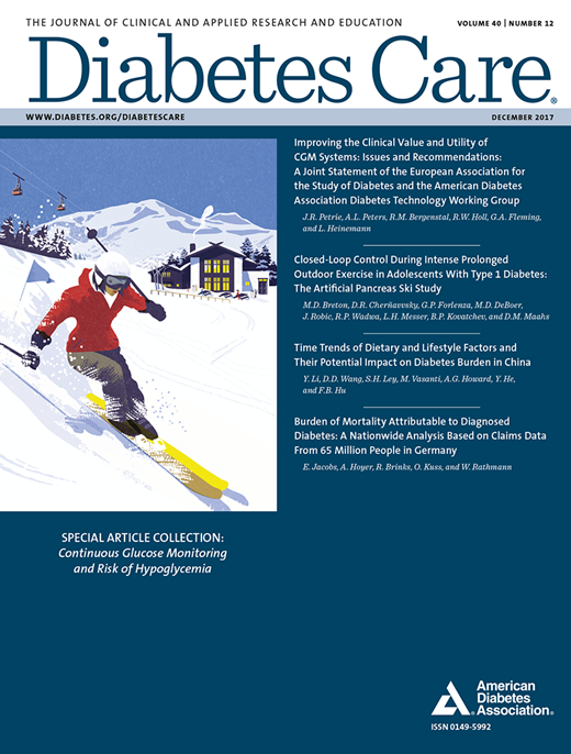 Diabetes Care Cover Image for Volume 40, Issue 12