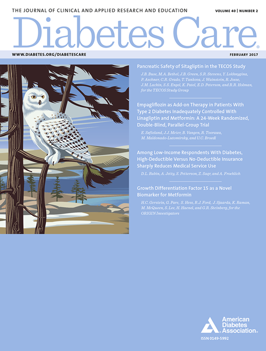 Diabetes Care Cover Image for Volume 40, Issue 2