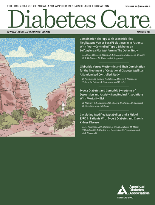 Diabetes Care Cover Image for Volume 40, Issue 3