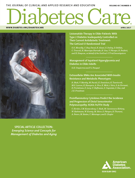 Diabetes Care Cover Image for Volume 40, Issue 4