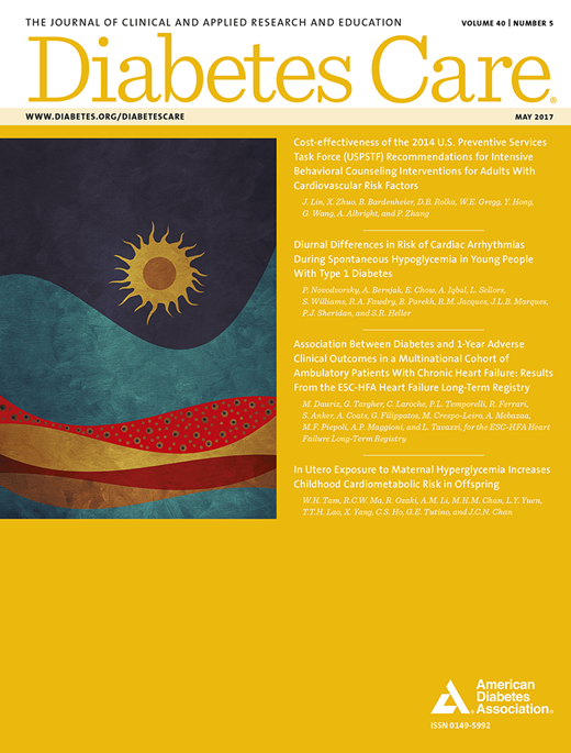Diabetes Care Cover Image for Volume 40, Issue 5