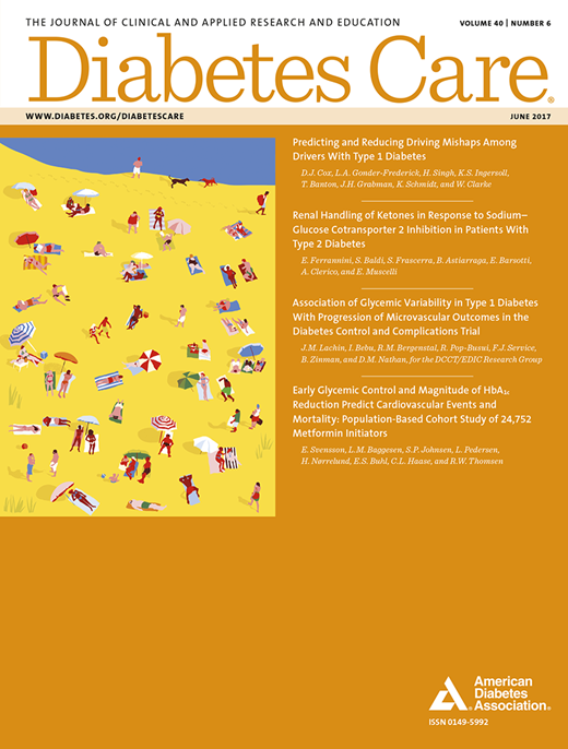 Diabetes Care Cover Image for Volume 40, Issue 6