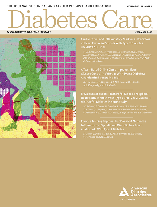 Diabetes Care Cover Image for Volume 40, Issue 9