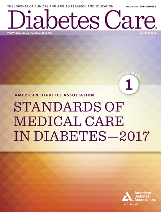 Diabetes Care Cover Image for Volume 40, Issue Supplement_1