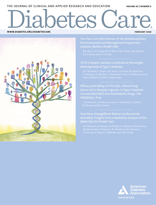 Diabetes Care Cover Image for Volume 41, Issue 2