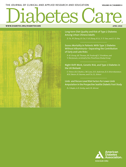 Diabetes Care Cover Image for Volume 41, Issue 4