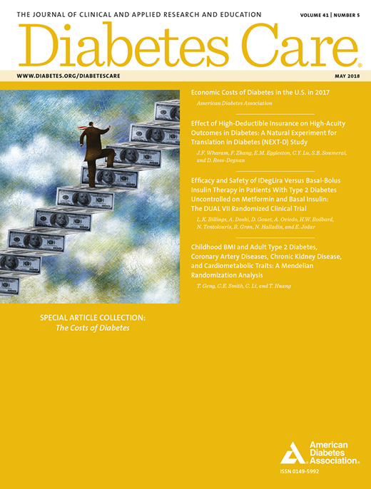 Diabetes Care Cover Image for Volume 41, Issue 5
