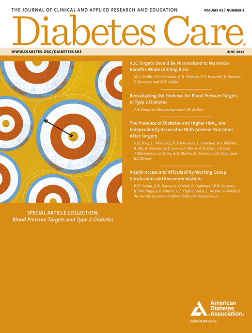 Diabetes Care Cover Image for Volume 41, Issue 6
