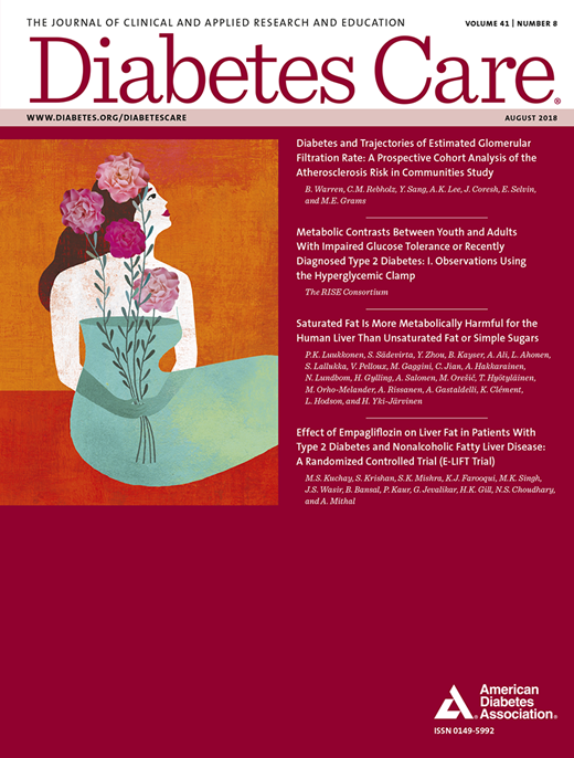 Diabetes Care Cover Image for Volume 41, Issue 8