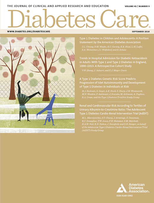 Diabetes Care Cover Image for Volume 41, Issue 9