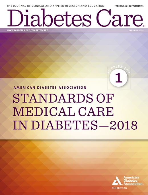 Diabetes Care Cover Image for Volume 41, Issue Supplement_1