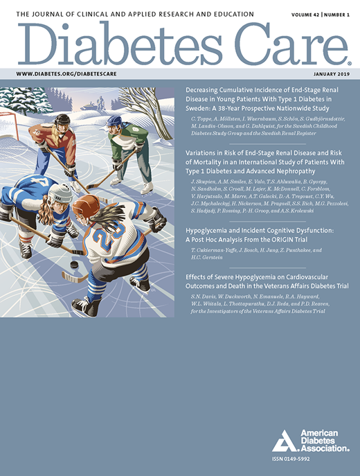 Diabetes Care Cover Image for Volume 42, Issue 1