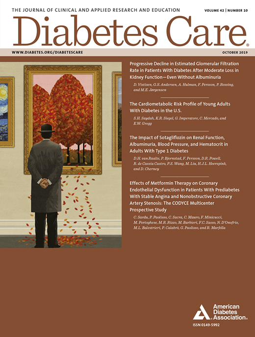 Diabetes Care Cover Image for Volume 42, Issue 10