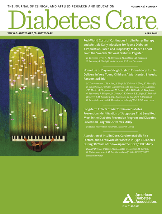 Diabetes Care Cover Image for Volume 42, Issue 4
