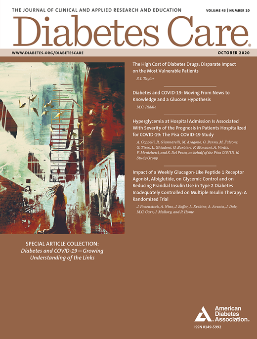 Diabetes Care Cover Image for Volume 43, Issue 10