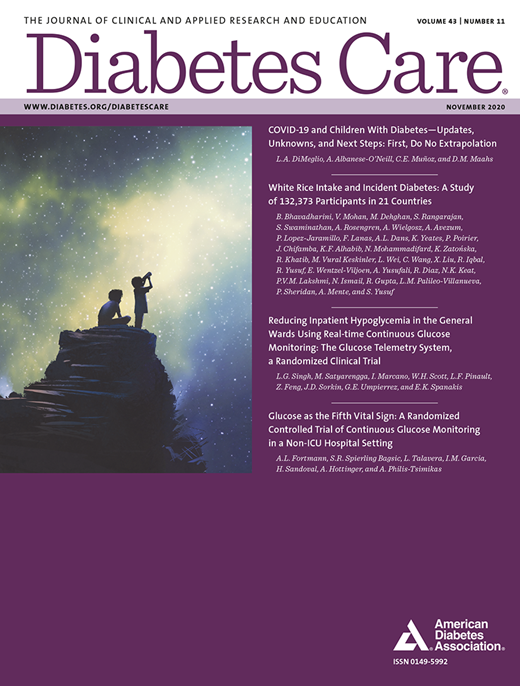 Diabetes Care Cover Image for Volume 43, Issue 11