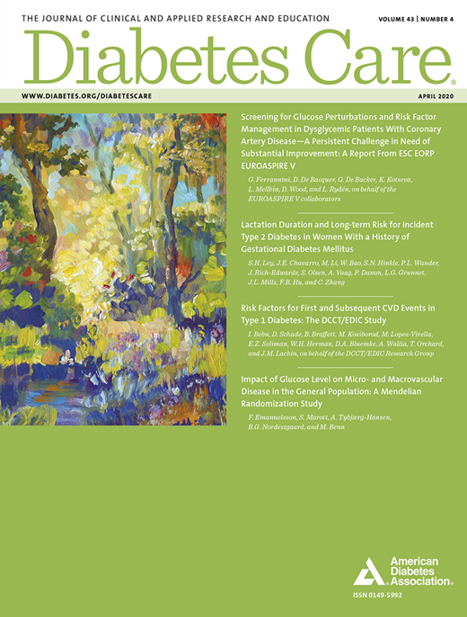 Diabetes Care Cover Image for Volume 43, Issue 4