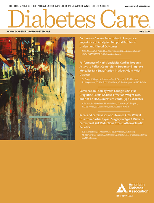 Diabetes Care Cover Image for Volume 43, Issue 6