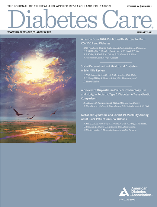 Diabetes Care Cover Image for Volume 44, Issue 1