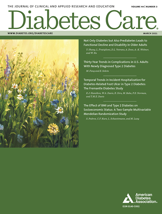 Diabetes Care Cover Image for Volume 44, Issue 3