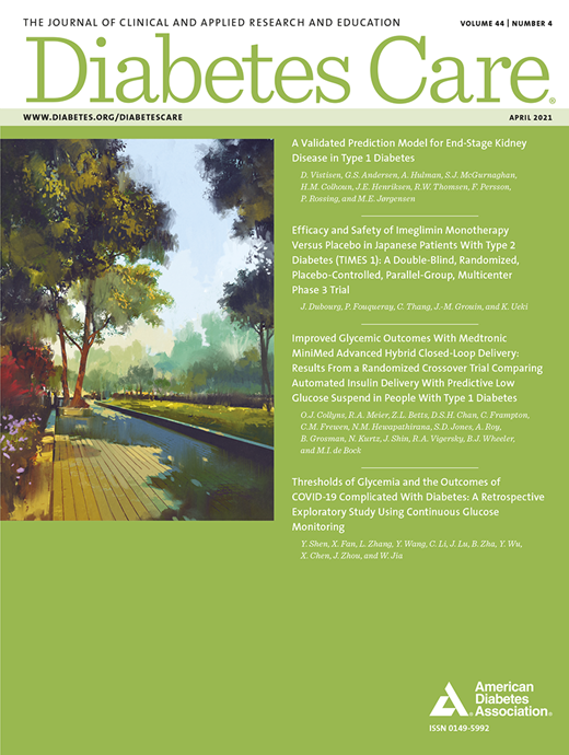 Diabetes Care Cover Image for Volume 44, Issue 4