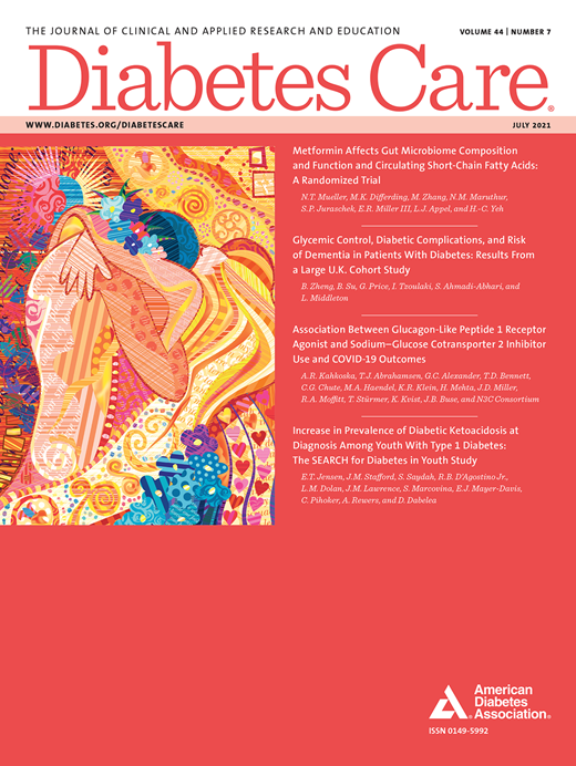 Diabetes Care Cover Image for Volume 44, Issue 7